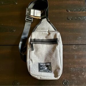 True Religion YETA Gray Crossbody Bag Unisex
